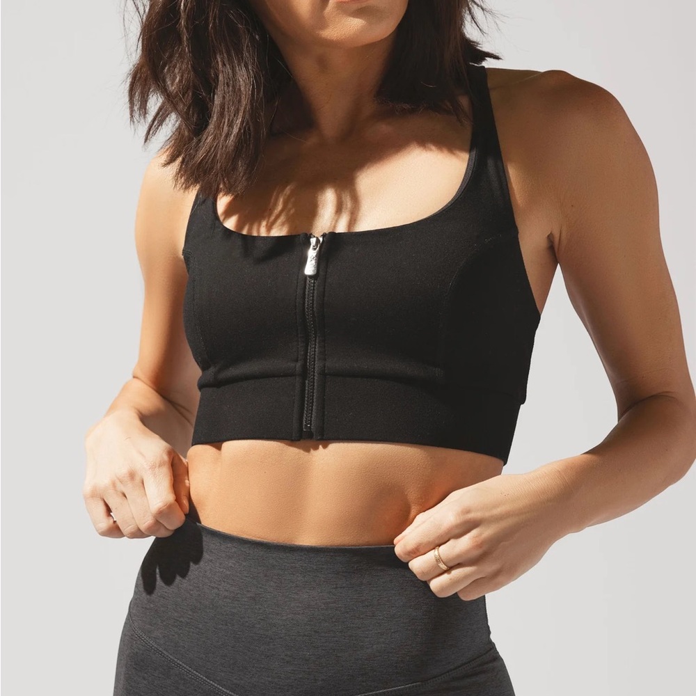 Popflex Don’t Sweat It Zip Bra
